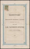 1901-1920 Vegyes okmány tétel, összesen 6 db: tanítóképző intézet bizonyítvány, kisdedóvónőképző-int...