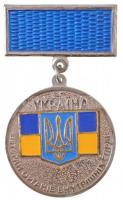 Ukrajna 2002. A Belügyek Veteránja zománcozott fém kitüntetés T:1-,2 Ukraine 2002. Veteran of Internal Affaires enamelled metal decoration C:AU,XF