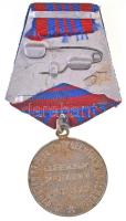 Szovjetunió 1967. "Jubileumi Érem - 50 éves a szovjet Milícia" ezüstözött kitüntetés mells...