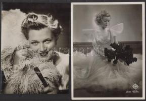 cca 1940 10 db eredeti UFA fotó német színészekkel: Irene von Meyendorf, Lotte Lang, Johannes Heyste...