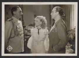 cca 1940 5 db eredeti UFA fotó német színészekkel: Lida Baarova, Alessandro Zillani, Lil Dagover /  ...