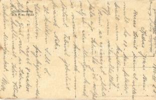 1916 SMS Chamäleon osztrák-magyar aknarakó teljes gőzzel szeli az Adria kék hullámait. matrózok / K....