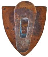 ~1930-1940. "Levente" zománcozott gomblyukjelvény (12x19mm) T:1-,2