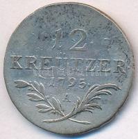 Ausztria 1795A 12kr Ag "II. Ferenc" Bécs (4,14g) T:2,2- / Austria 1795A 12 Kreuzer Ag &quo...