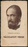 Juhász Gyula válogatott versei. Válogatta: Ertsey Péter. Szeged, 1947, Szukits. 192 p.Kiadói papírkötésben, kissé megviselt.