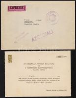 1948 Meghívók 1848 március 15-ének százéves évfordulójára rendezett eseményekre a Miniszterelnökségr...