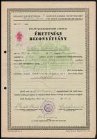 1867- 1943 Vegyes okmány tétel, összesen 18 db, köztük díszes fejléces számlák, örökvalló levél, tan...