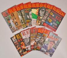 2002-2008 a Rubicon történelmi folyóirat lapszámai, két teljes (2006/1-10, 2007/1-10) és két hiányos...