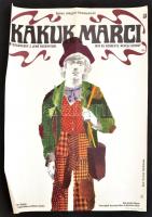 1973 Kakuk Marci magyar filmplakát, írta és rendezte: Révész György, hajtásnyommal, 57x40 cm