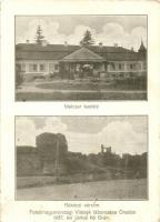 Ónod, Melczer kastély, Rákóczi várrom. Felsőmagyarországi Vitézek táborozása Ónodon 1937-ben pecsét (EK)