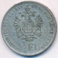 Ausztria 1859A 1/4Fl Ag "Ferenc József" T:2-,3
Austria 1859A 1/4 Florin Ag "Franz Jo...