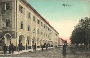 Belovár, Bjelovar; Zágárbi utca / Zagrebacka ulica / street view