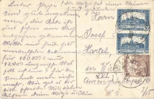 1923 Oroszvár, Rusovce; Schloss Lónyai / Gróf Lónyai kastély / castle. photo (EK)