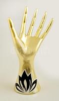 Arany kéz, ékszertartó, jó állapotban, m: 20 cm