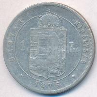 1876KB 1Ft Ag "Ferenc József / Középcímer" T:2-,3
Adamo M15