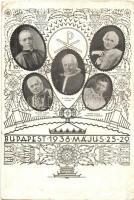 2 db 1938-as Szent évi vallásos motívumlap / 2 religious motive postcards of the Hungarian Holy Year...