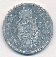 1885KB 1Ft Ag "Ferenc József / Barokk címer" T:2-,3
Adamo M15