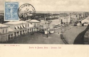 Buenos Aires, Puerto, Darsena Sud / port, ships, TCV card