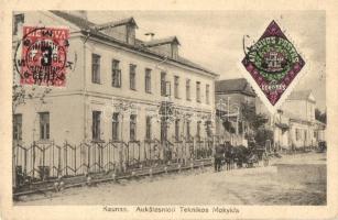 Kaunas, Aukstesnioji Teknikos Mokykla / The Upper School of Technics, TCV card