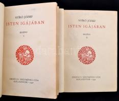 Nyírő József: Isten igájában. 1-2. köt. Kolozsvár, 1930, Erdélyi Szépmíves Céh. Sorszámozott, 409. számú példány, kopott félbőr kötésben, egyébként jó állapotban. / Numbered (No. 409) in a bit worn out half leather binding.