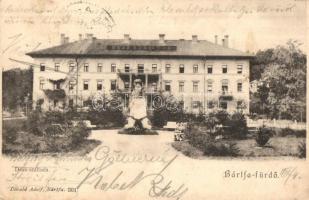 Bártfafürdő, Bardejovské Kúpele, Bardiov; Deák szálloda. Divald Adolf 201. / hotel (EK)