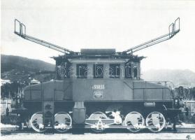 45 db MODERN használatlan vonatos motívumlap, gőzmozdonyok / 45 modern unused train, locomotives mot...