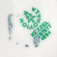 Hollóházi Ludas Matyi, kézzel festett, jelzett, nagyon apró kopásokkal, m: 13 cm