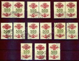 1959 15db 500Ft okmánybélyeg (7.500)