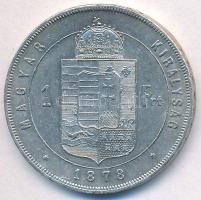 1878KB 1Ft Ag "Ferenc József / Középcímer" T:1-,2
Adamo M15