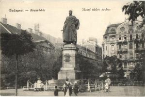 Budapest V. József tér, József nádor szobor