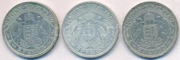 1929-1933. 2P Ag "Madonna" (3xklf) T:2,2-
Adamo P7