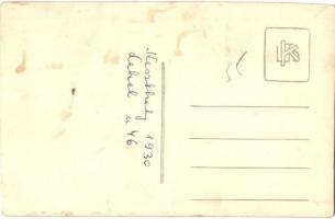 1930 Keszthely, Lehel utca 46. Erdélyi Szilveszter vendéglője, étterem. photo (fl)