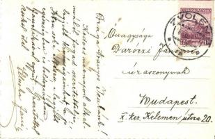 Zólyom, Zvolen; tér, park / square, park, photo