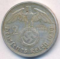 Német Harmadik Birodalom 1939G 2M Ag "Hindenburg" T:2 kis patina
German Third Reich 1939G...