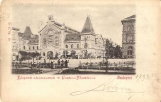 1898 Budapest IX. Központi vásárcsarnok (kopott sarkak / worn corners)