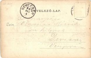 1898 Budapest IX. Központi vásárcsarnok (kopott sarkak / worn corners)