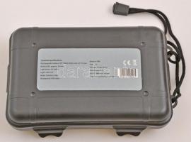 Professzionális ledes elemlámpa, tölthető akkumulátorral, beépített késsel, töltővel, leírással, ere...