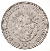 1931. 2P Ag Madonna (10,04g) T:2 / Hungary 1931. 2 Pengő Ag Madonna (10,04g) C:XF Adamo P7, Krause KM#511