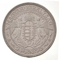 1931. 2P Ag "Madonna" (10,04g) T:2
/ Hungary 1931. 2 Pengő Ag "Madonna" (10,04g...