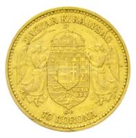 1892KB 10K Au "Ferenc József" (3,38g/0.900) T:2,2- ph., karc
Hungary 1892. 10 Korona Au &...