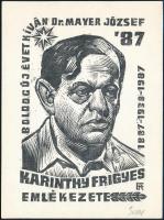 Fery Antal (1908-1994): 3 db ex libris, Fametszet, papír, jelzett a linón, 11,8x8 és 13x8 cm közti m...