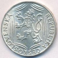 Csehszlovákia 1948. 100K Ag "Függetlenség" T:2 Czechoslovakia 1948. 100 Korun Ag "Ind...