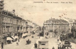 5 db régi lengyel és ukrán városképes lap / 5 pre-1945 Polish and Ukrainian town-view postcards (Prz...