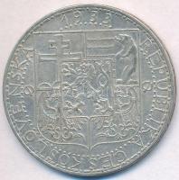 Csehszlovákia 1933. 20K Ag "Ipar, mezőgazdaság, üzlet" T:2,2-
Czechoslovakia 1933. 20 Kor...