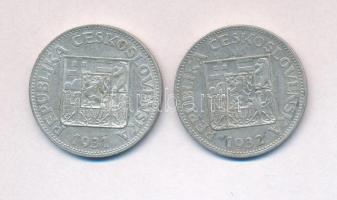 Csehszlovákia 1931-1932. 10K Ag (2x) T:2,2-
Czechoslovakia 1931-1932. 10 Korun Ag (2x) C:XF,VF
Kra...