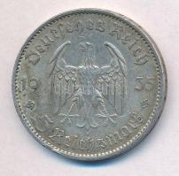 Német Harmadik Birodalom 1935A 5M Ag "Náci hatalom első évfordulója" T:2,2- ph.
German Th...