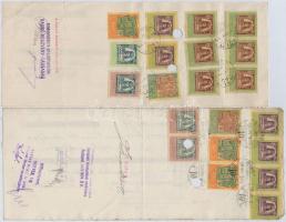 Budapest / Vác 1926-1933. 10db-os vegyes váltó tétel, mind kitöltött vagy félig kitöltött, váltóbély...