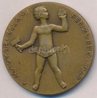 1947. "A Magyar Állami Pénzverő / Bort, búzát, békességet kíván az új esztendőben" Br emlé...