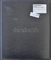 Fekete bőr képeslapalbum 160 férőhellyel / Black leather postcard album for 160 postcards (27 cm x 32 cm)