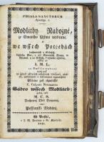 [Třanovský, Jiří]: [Cithara sanctorum. Pjsně Duchownj wydané]. Hozzákötve: Phiala Sanctorum. Modlitb...